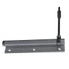 Diall Ferme-Porte-Ferme-porte à tige aluminium 28cm