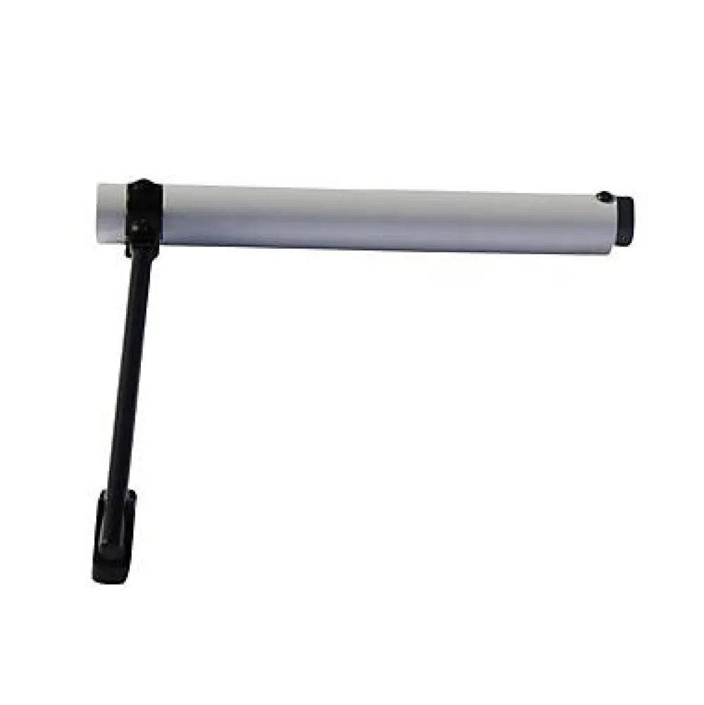 Diall Ferme-porte à tige noir Aluminium