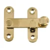 Diall Serrure De Meuble|Serrure De Meuble-Fermoir à bascule Acier laitonné l. 52 mm x H. 44 mm