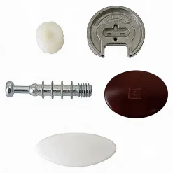 Diall Ferrure-2 ferrures d'assemblage + Goujon ø25 x H. 12 mm