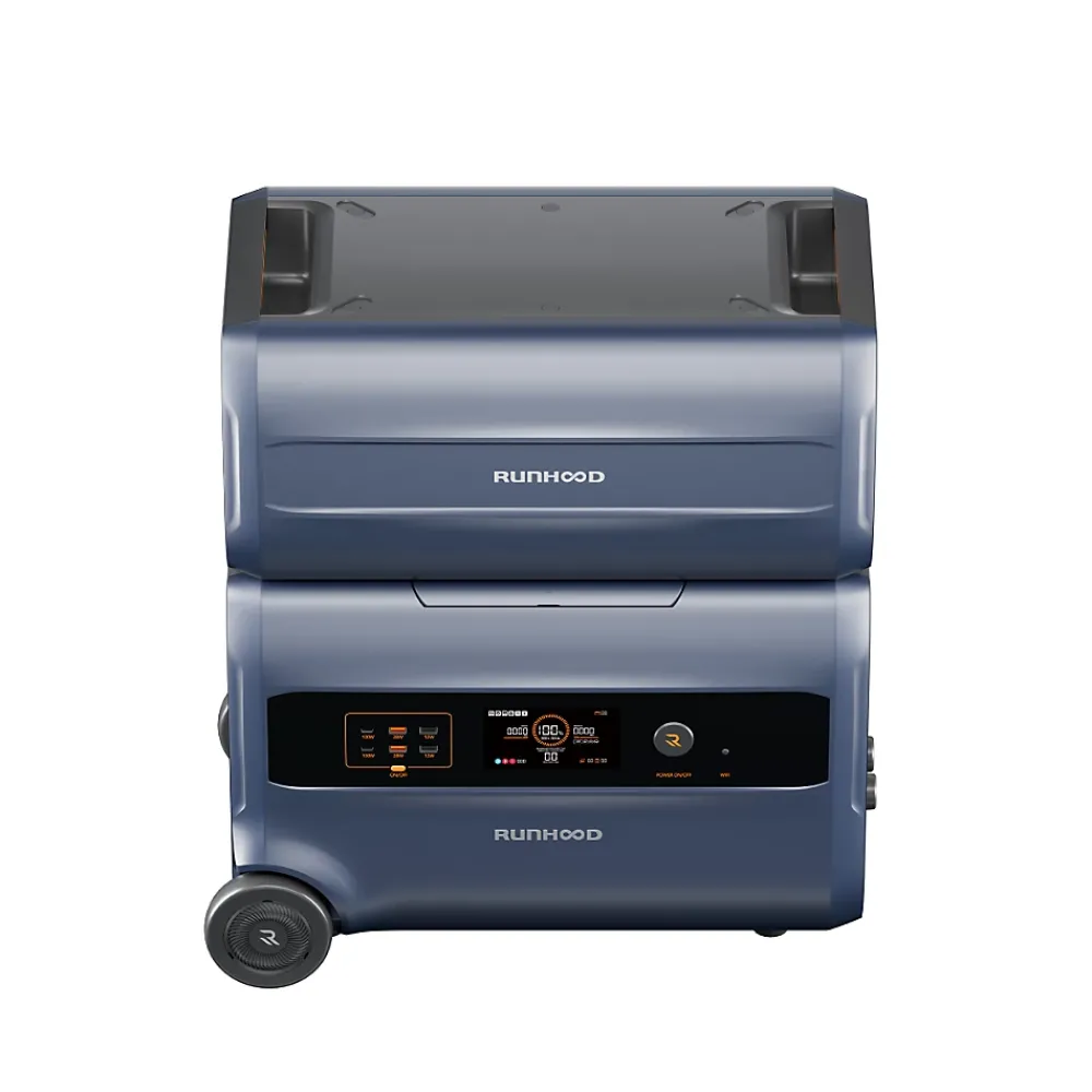 Runhood Station Électrique-F2400 et B2400 - Solution d Energie Portable Evolutive pour Maison Voyage et Chantier