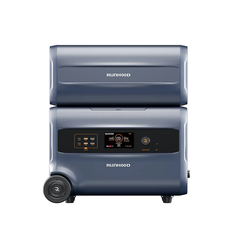 Runhood Station Électrique-F2400 et B2400 - Solution d Energie Portable Evolutive pour Maison Voyage et Chantier