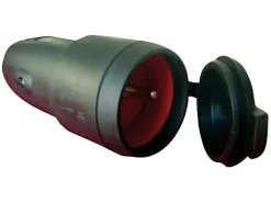 Diall Fiche caoutchouc femelle 16A IP44 Zenitech