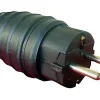 Diall Fiche caoutchouc mâle 16A IP44 Zenitech