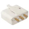 Diall Boîte Et Connexion Luminaire-Fiche DCL 2 pôles + terre vendue par 5 pièces