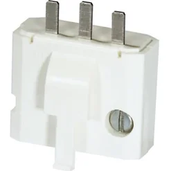 Diall Boîte Et Connexion Luminaire-Fiche DCL 2 pôles + terre vendue par 5 pièces