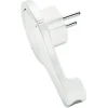 Diall Fiche Électrique-Fiche extra-plate blanc glossy 16A
