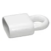 Legrand Fiche femelle 6A 2 P+T blanc avec anneau