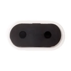 Zenitech Fiche Électrique-Fiche femelle 2P 6A - Blanc -