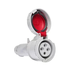 Ide Fiche Femelle Triphasé 32a 3p+t 380v - 4 Broches - étanche Ip67 -