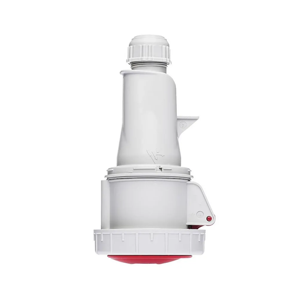 Ide Fiche Femelle Triphasé 32a 3p+t 380v - 4 Broches - étanche Ip67 -