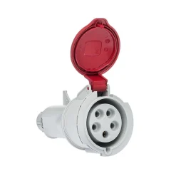 Ide Interrupteur Étanche-Fiche Femelle Tétrapolaire 32a 3p+n+t 380v - 5 Broches - étanche Ip44 -