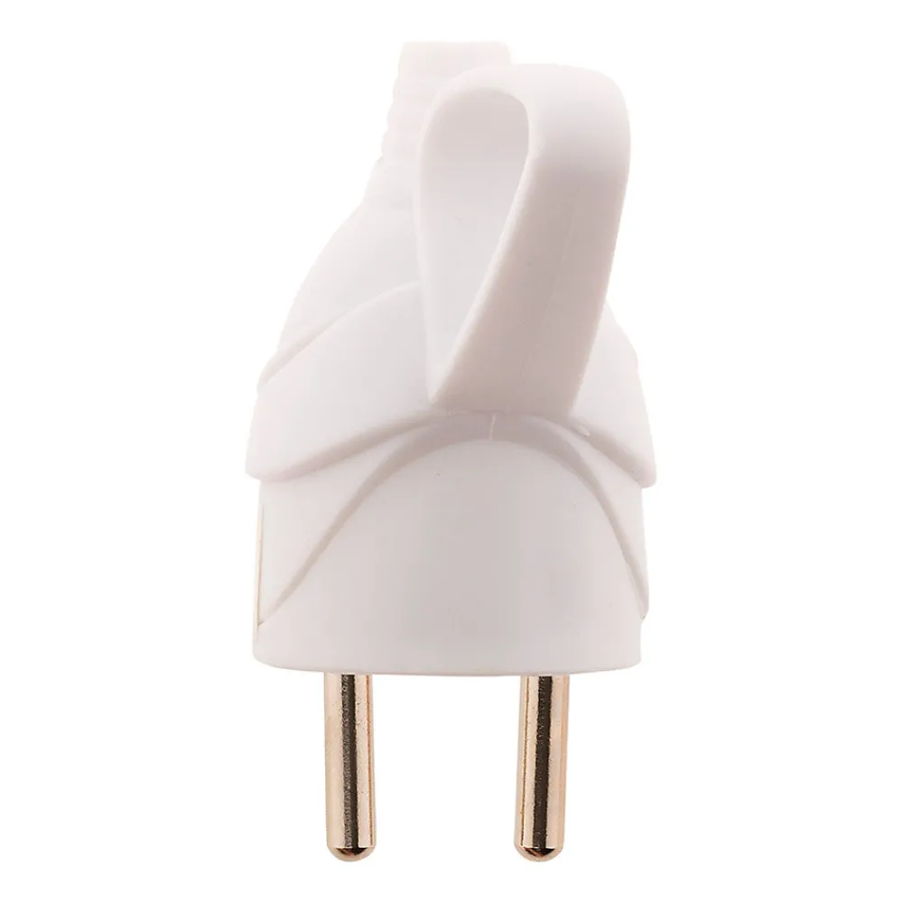 Zenitech Fiche mâle anneau -16A 2P+T - Blanc -