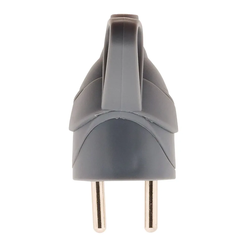 Zenitech Fiche Électrique-Fiche mâle anneau -16A 2P+T - Gris -