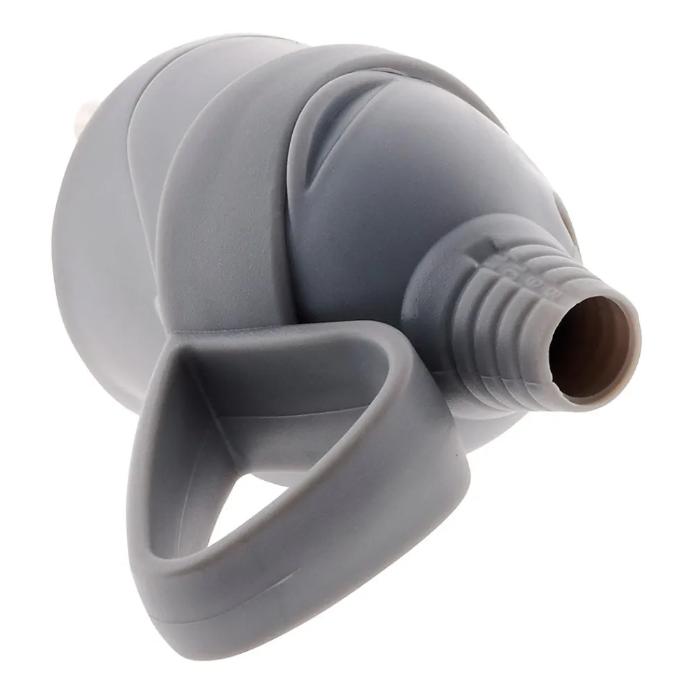Zenitech Fiche Électrique-Fiche mâle anneau + ergot -16A 2P+T - Gris -