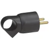 Legrand Fiche Électrique-Fiche mâle 16A 2 P+T noir avec anneau
