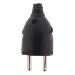 Zenitech Fiche mâle 16A 2P+T - Noir -