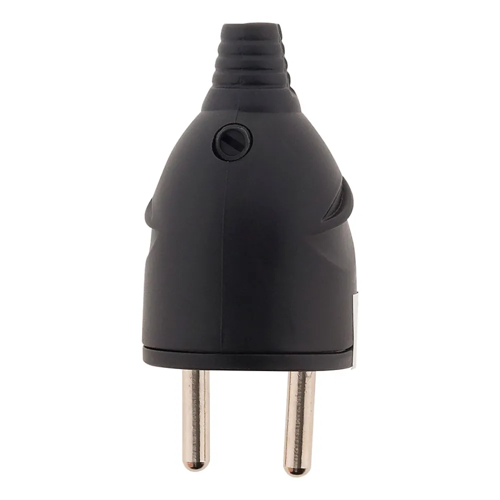 Zenitech Fiche mâle 16A 2P+T - Noir -