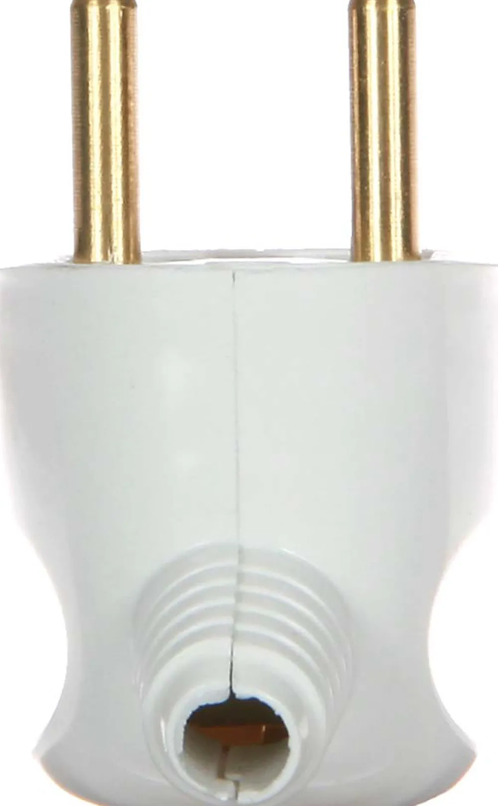 Lebenoid Fiche Électrique-Fiche mâle latérale 2P+T IP40 blanc Lébénoïd