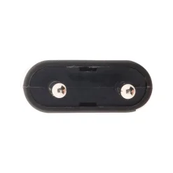 Zenitech Fiche mâle 2P 6A - Noir -