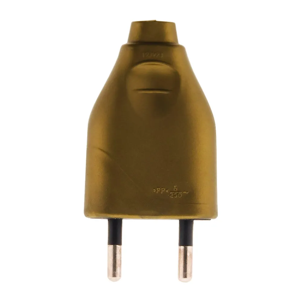 Zenitech Fiche mâle 2P 6A - or -