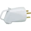 Legrand Fiche mâle Plexo 2 ports avec terre blanc 32A