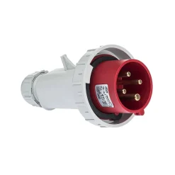 Ide Fiche Mobile Male Triphasé 16a 3p+t 380v - 4 Broches - étanche Ip67 -