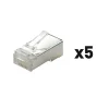 Erard Fiche à sertir RJ45 type mâle vendue par 5 pièces