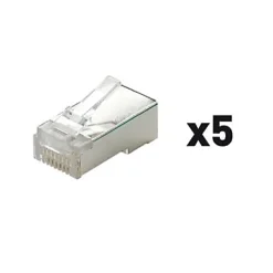 Erard Fiche à sertir RJ45 type mâle vendue par 5 pièces
