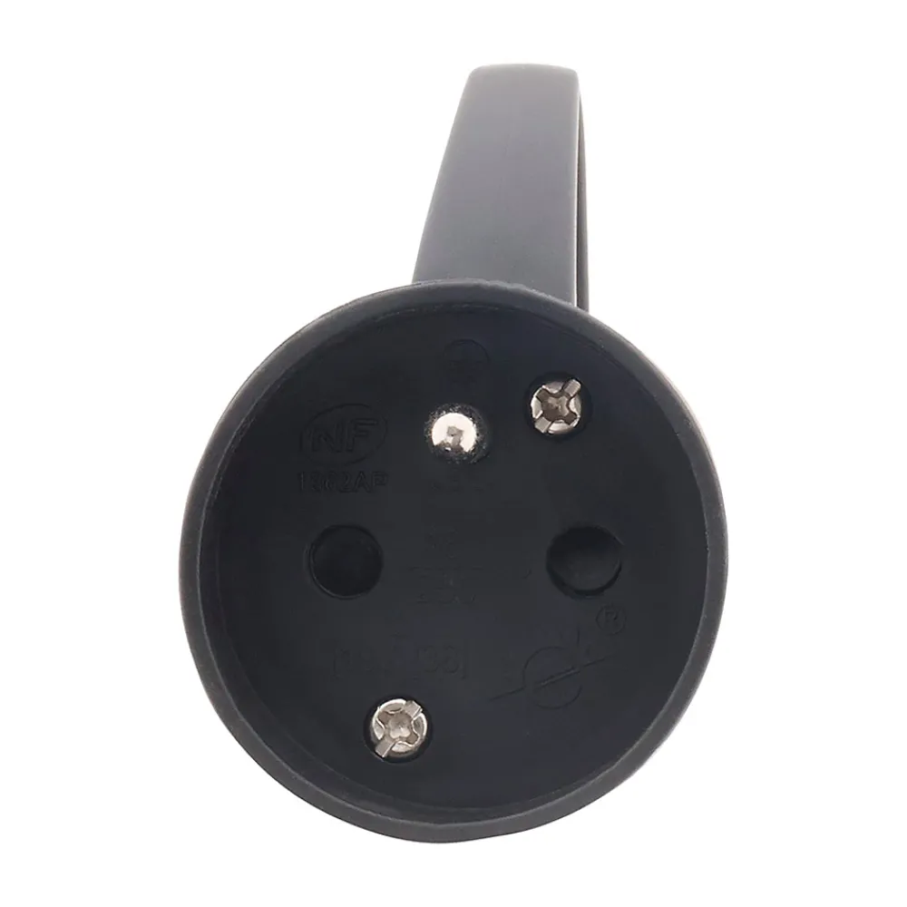 Zenitech 10 fiches femelles anneau 16A 2P + T noir
