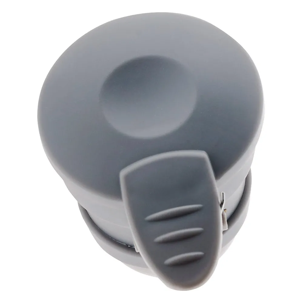 Zenitech Fiche Électrique-10 fiches femelles clapet 16A 2P+T gris
