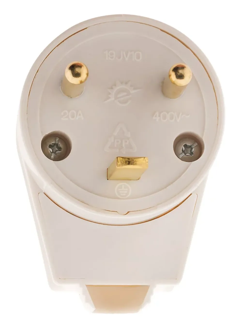 Zenitech 5 fiches mâles 20A coudées 2P+T