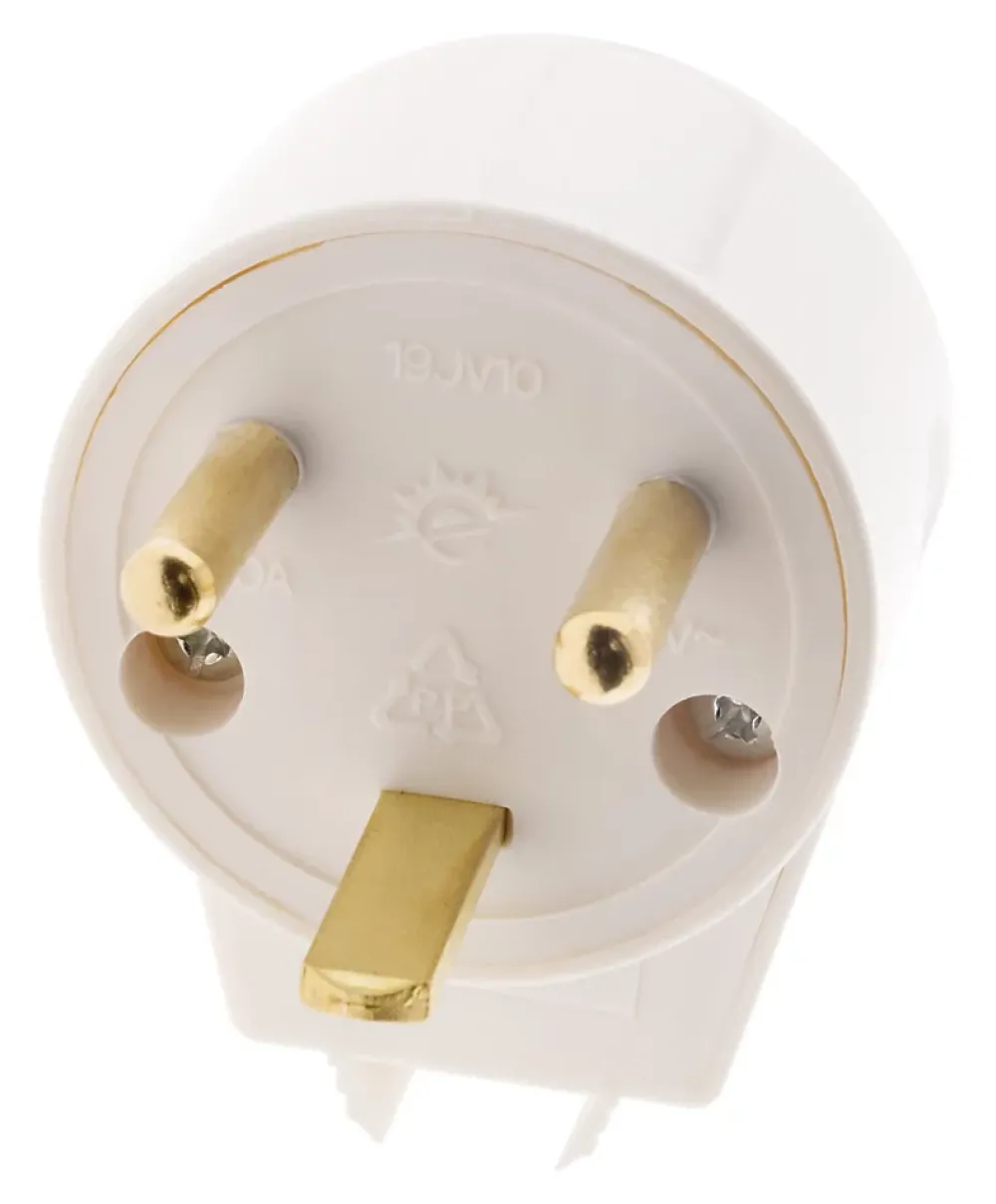 Zenitech 5 fiches mâles 20A coudées 2P+T