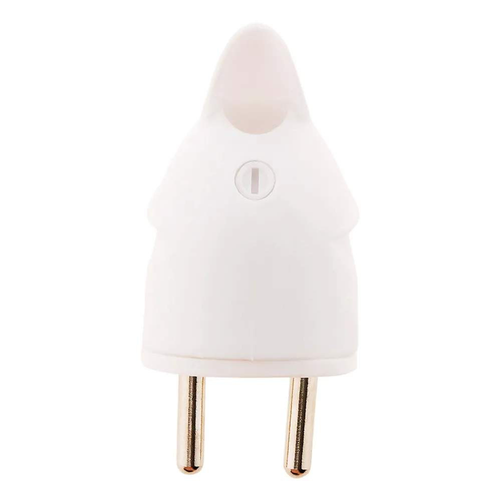 Zenitech 10 fiches mâles coudées 16A 2P+T blanc