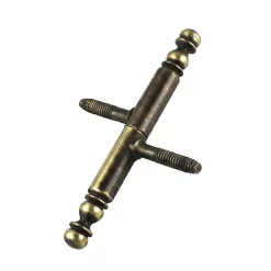QCL Fiche D'Ameublement-Fiche tourillon vieux laiton 8 x 56 mm