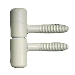 QCL Fiche D'Ameublement-Fiche à visser blanc 13 x 35 mm vendue par 2
