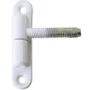 Diall Fiche D'Ameublement-Fiche à visser sur platine acier plastifié blanc ø13 mm