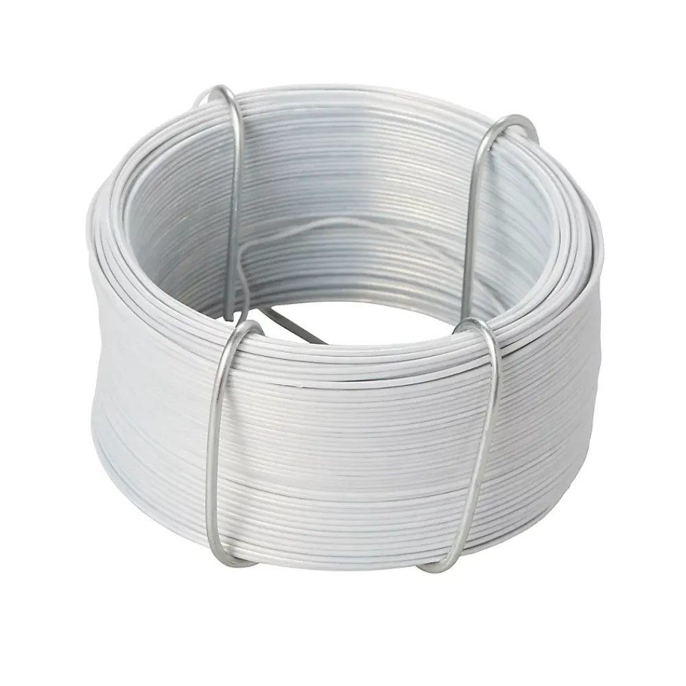 Diall Fil d'acier revêtement PVC Blanc ø0.8 mm, 50 m