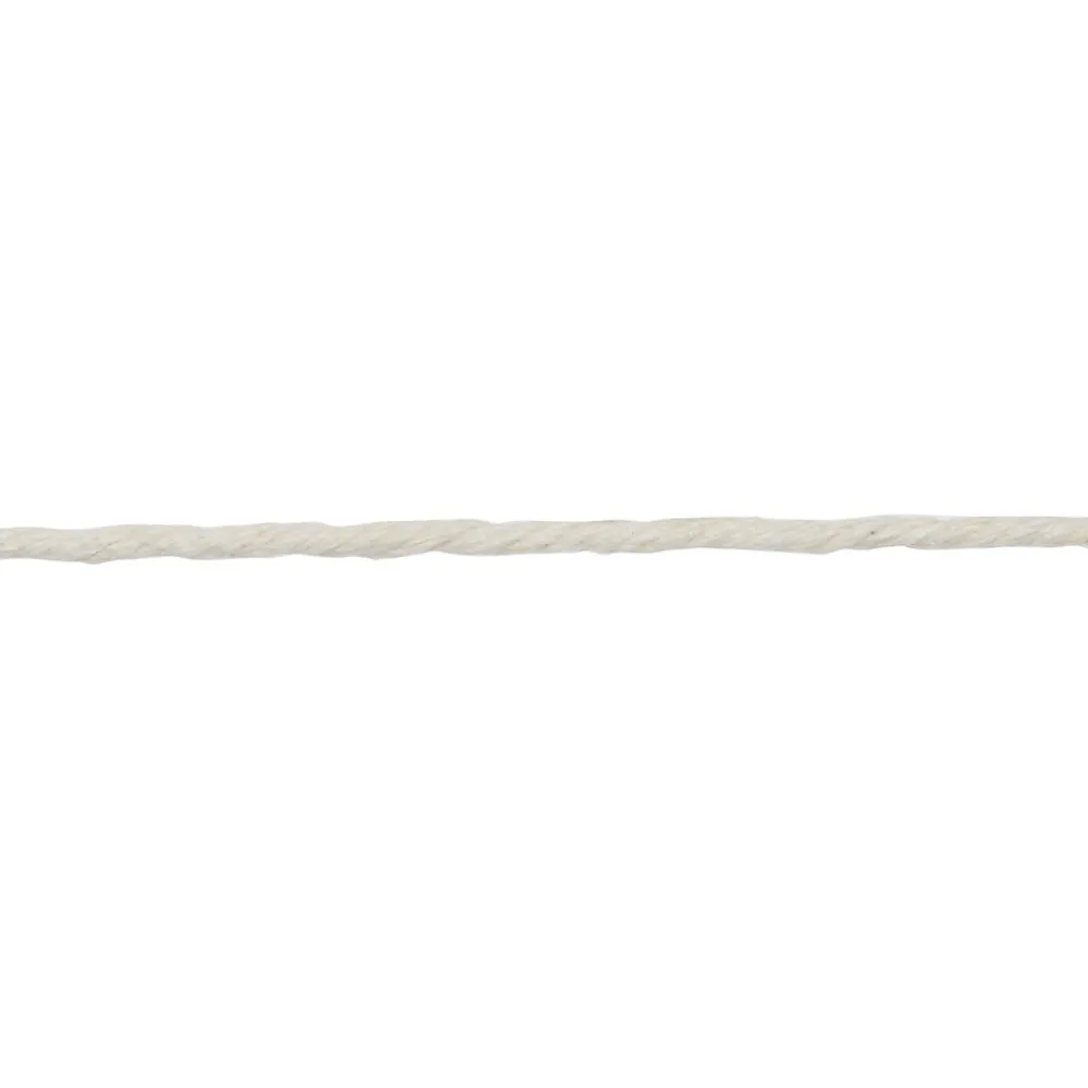 Diall Fil de coton blanc ø1.2 mm, 79 m