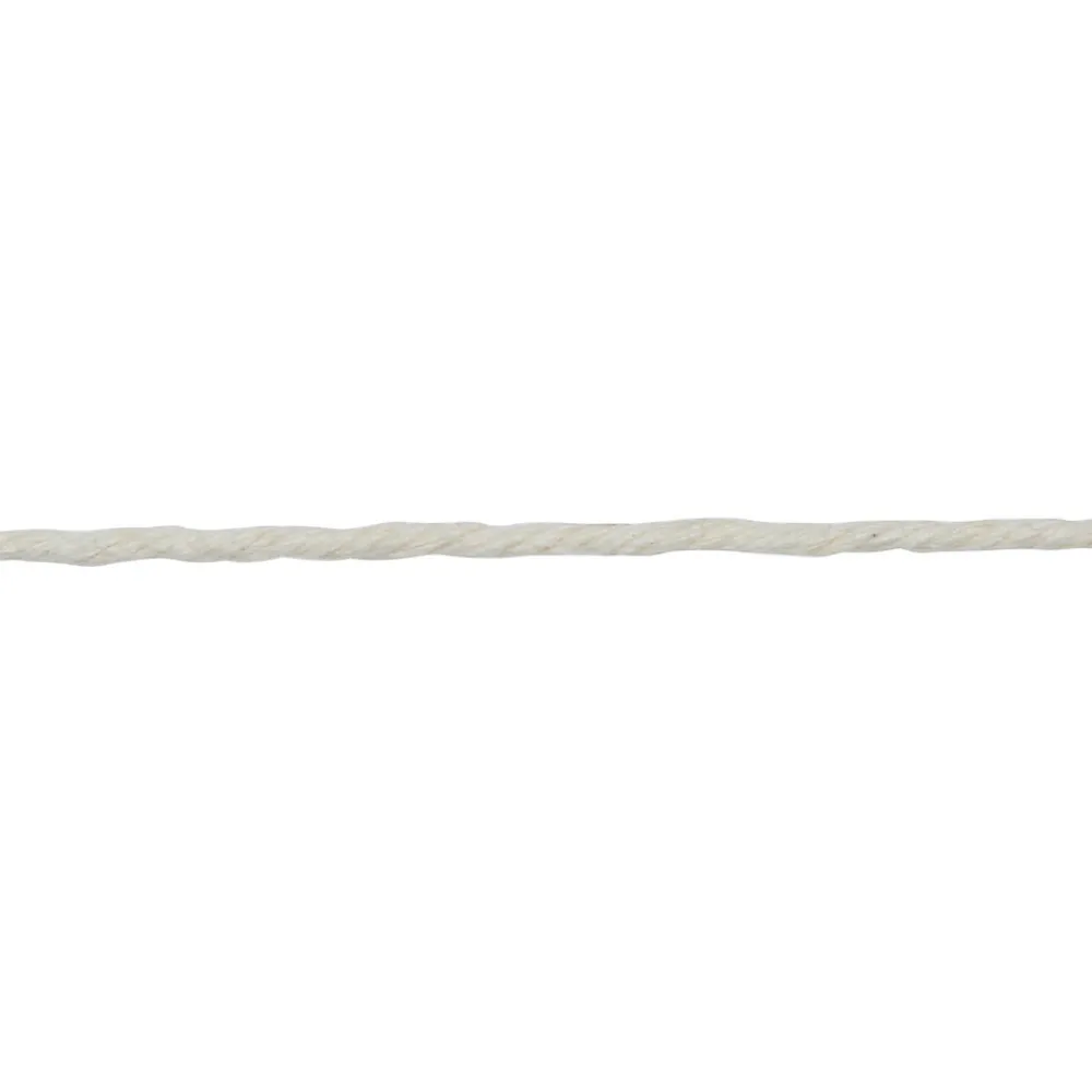 Diall Fil de coton blanc ø1.2 mm, 60 m