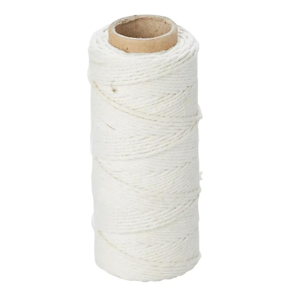 Diall Fil de coton blanc ø1.2 mm, 60 m