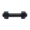 D-Work Écrou-25 Filets et 2 Ecrous Montés D. 14 x 100 mm - ASTM A193 et ASTM A194 - Brut -