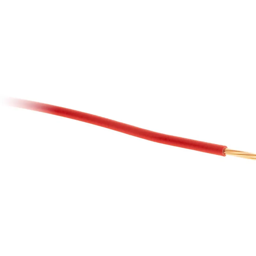 Zenitech Fil électrique HO7V-R 6mm² 100m - rouge -