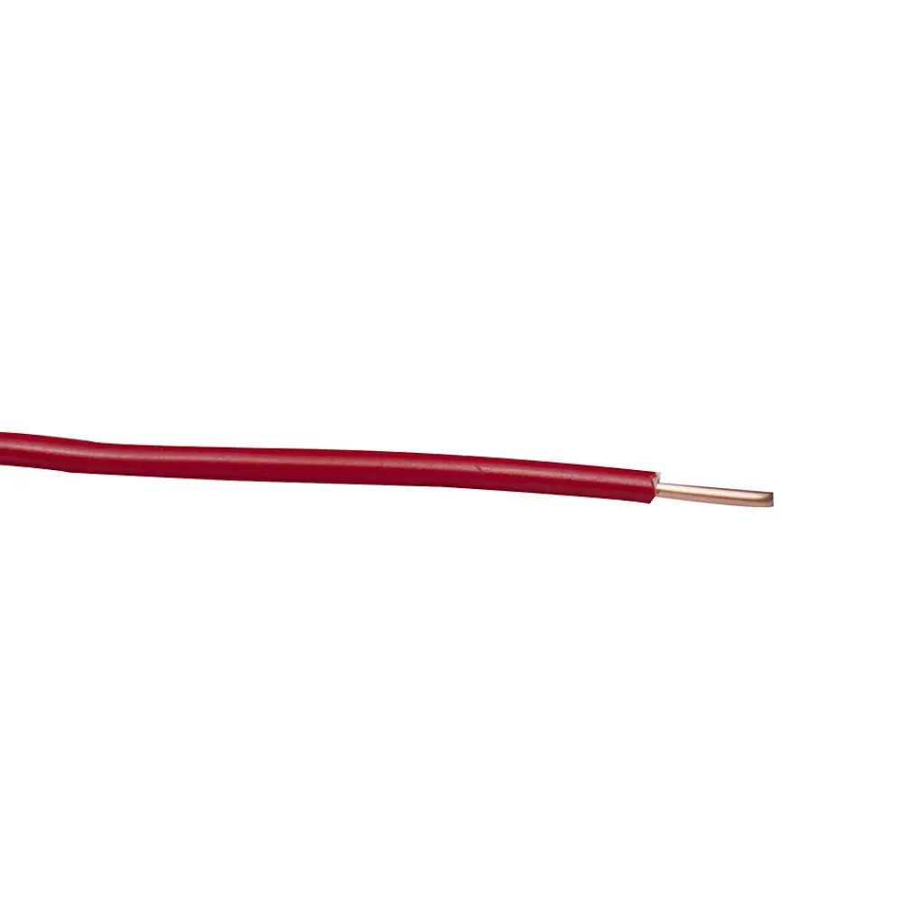 Zenitech Câble, Fil Et Cordon D'Alimentation-Fil électrique H07V-U 1,5mm² rouge - 25m -