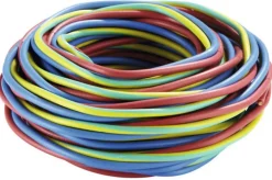 Nexans 3 fils 1,5mm² H07VU RO/BL/VJ couronne 5 m