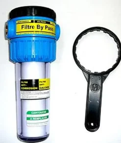 Machines Nordiques Filtration Évier-Filtre de protection contre tartre calcaire et corrosion (eau froide + eau chaude sanitaire) - Classement : A++
