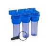 Orion Filtre Anti Calcaire-Filtre à eau 116 - Porte filtre Triplex 9 pouces 3/4 vide