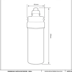 Profine Filtration Évier-Filtre à Eau Platinium Small - Filtre Pour Le Traitement Des Polluants éternels (pfas) Et Métaux Lourds