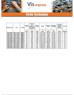Fischer Goujon D'Ancrage-Ancrage FBN II 8X81 Filetée sur 49 Acier zingué - 5 pièces