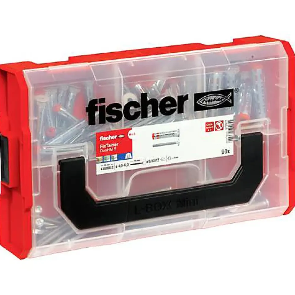 O91 Fischer FixTainer DuoHM TX cheville pour corps creux 55 mm, montage rapide et charges élevées